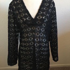 Wearabouts Black Beach Cover Up